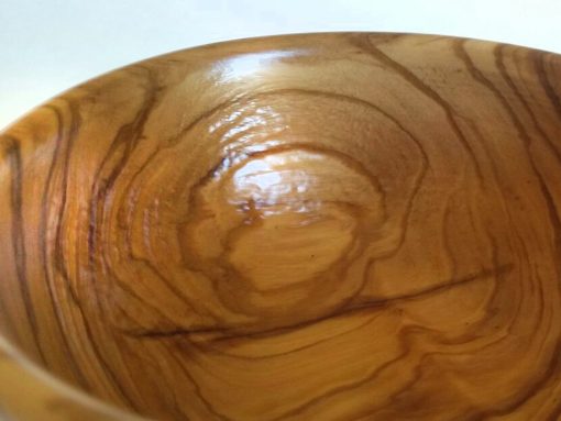 Shaving Bowl in Olive Wood - Image 2