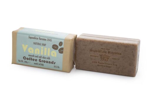 vanilla and coffee grounds 300 grams scrub soap