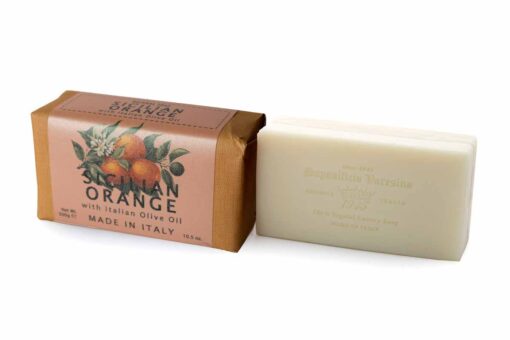 Sicilian Orange - Paper Wrapped Soap 300g - Image 2